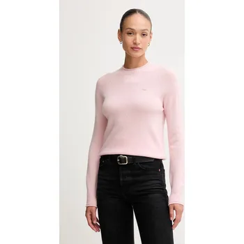 Dámské oblečení Vlněný svetr Lacoste AF4160 růžová 30X, vel. 40