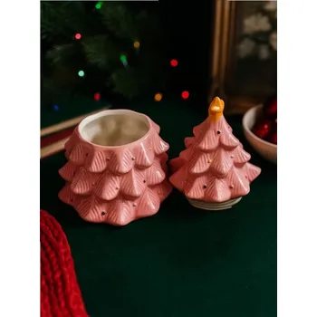 Dóza na potraviny Sinsay - Nádoba na potraviny ve tvaru vánočního stromku - pastelová růžová - 479GI-03X - 479GI-03X-ONE