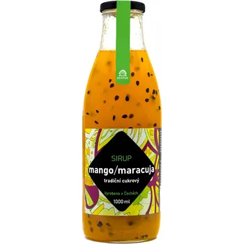 Sirup Sirup mango a maracuja s dužninou, 1 l