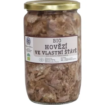 konzervovaná ryba BIO hovězí ve vlastní šťávě, 700 g