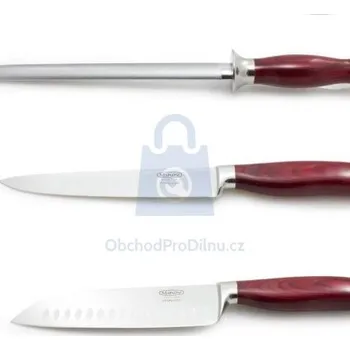 Kuchyňský nůž Set kuchyňských nožů, RUBY s ocílkou, Mikov 2 nože s ocílkou, balení 1 bal