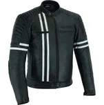 Pánská kožená motocyklová bunda Lookwell THOR černá Velikost: 4XL