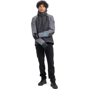 Moto bunda Pánská textilní motocyklová bunda Yamaha SALA šedá Velikost: XXL