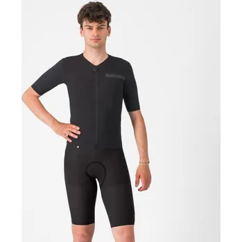 Cyklistické kalhoty CASTELLI Cyklistické kalhoty krátké s laclem - PREMIO EVO - černá 2XL
