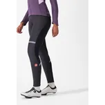 CASTELLI Cyklistické kalhoty dlouhé s laclem - POLARE 2 W - černá
