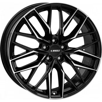 Alu kolo Alu kola ITWHEELS xana gloss black polished - černé, leštěné čelo 8x19" 5x112 ET40 70,1