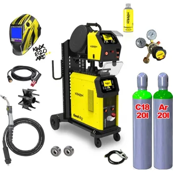 Svářečka KOWAX Svářecí invertor GeniMig 500DP LCD5 (MIG/MAG/LiftTIG) kompletní výbava + cívka pr.1.0 15 kg ZDARMA