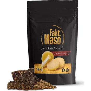 Sušené maso Hovězí chipsy Fakt maso - Olomoucké tvarůžky, 19 g