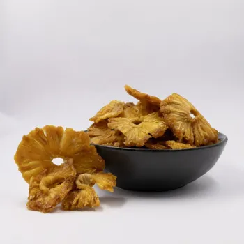 Sušené ovoce BIO sušená ananasová kolečka RAW, 500 g