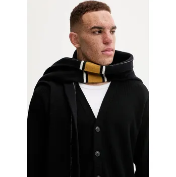 Šála Vlněná šála AMBUSH Knit Sweater Scarf tmavomodrá barva, BMMA002F24KNI0011010 59X, vel. ONE SIZE