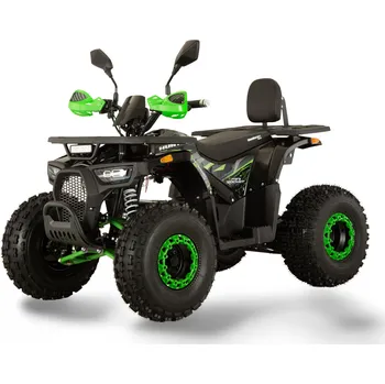 Dětská tříkolka Dětská elektro čtyřkolka ATV MiniRocket Hunter II 1500W 60V diferenciál 8 kola zelená