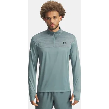 Pánské tričko Under Armour UA Tech Utility 1/4 Zip-G 6004963-323 Zelená XXL