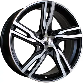 Alu kolo Alu kola Racing Line FE161, 19x8 5x108 ET45, černá matná + leštění vhodné pro Volvo S60 III (od 2019), Volvo V60 II (od 2019)