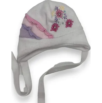 Čepice Paola Dívčí zimní čepice FLOWER Barva: Bílá