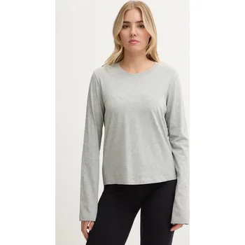 Bavlněné lounge tričko s dlouhým rukávem Calvin Klein Underwear 000QS7332E šedá 90X, vel. L