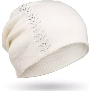 Čepice Dámská klasická čepice Peterson PTN HAT-03 z vlněné směsi v bílé barvě