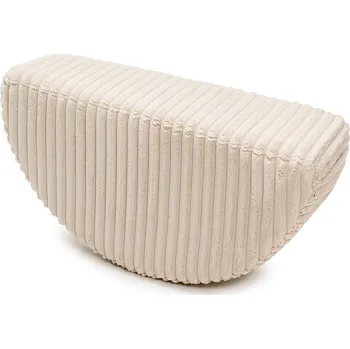 Taburet Dětský pěnový houpací taburet SHAPPY premium manšestr WAFFLE Barva: Cream Beige