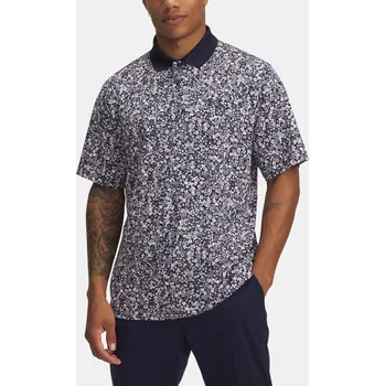 Pánské tričko Under Armour UA Matchplay Printed Polo 1377377-418 Modrá XL