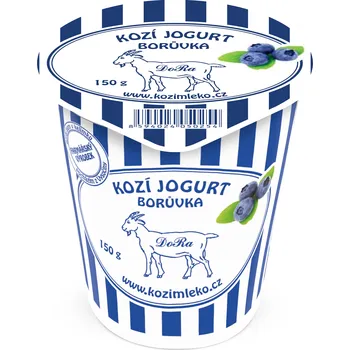 Kozí jogurt ochucený – Borůvka, 150 g