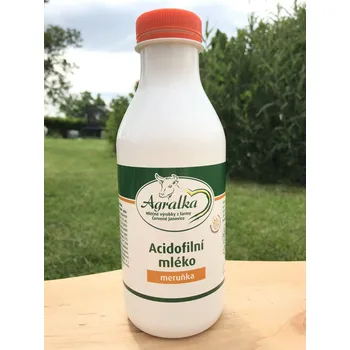 Mléko Acidofilní mléko - meruňkové, 500 ml