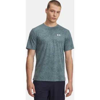 Pánské tričko Under Armour Pánské tričko UA Tech Tee Pixelate-BLU 6005920-587 Modrá XXL