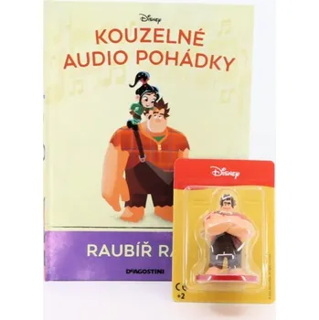 autíčko Raubíř Ralf - kniha s figurkou Kouzelné Audio Pohádky Disney - DeAgostini Raubíř Ralf kniha s figurkou - DeAgostini