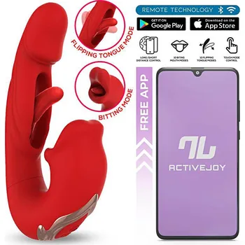 Vibrátor INTOYOU Mouty (Red), vibrátor na G-bod a orální stimulací