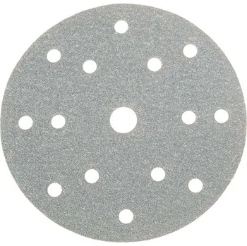 MIRKA Brusné papírové kotouče, různé hrubosti, 150 mm, 15 otvorů, suchý zip, 100 ks Zrnitost: P180