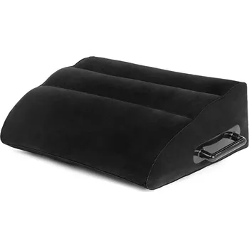 Erotický nábytek Bedroom Fantasies The Handlebar Inflatable Pillow (Black), nafukovací polštář na sex s rukoväťami
