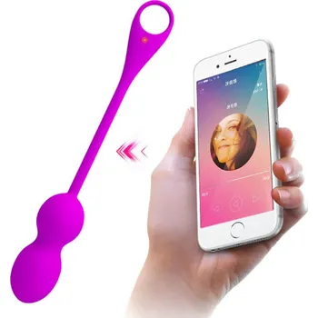 Pretty Love Elvira (Purple), chytré kuličky ovládané telefonem