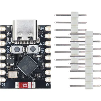 Vývojová deska ESP32-C3 SuperMini WiFi Bluetooth kompatibilní 4MB Flash 400KB SRAM Modul 18 x 22,5 mm pro projekty Arduino IoT