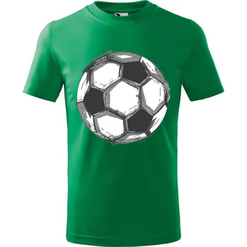 Chlapecké tričko Fotbalový míč Barva: Zelená