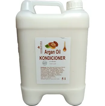 Vlasová regenerace Herbavera Argan Oil Conditioner - Kondicionér na vlasy s arganovým olejem 5000 ml