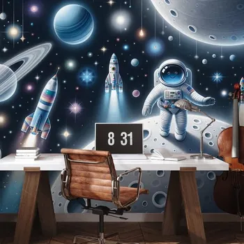 Tapeta Dovido Tapeta dětský vesmír s astronauty