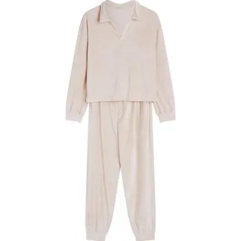 Dámská souprava Esotiq Cora - velur Světle béžová XL