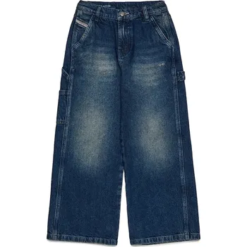 Dětské rifle Diesel D-ARGJX-WORK-J TROUSERS J02349 námořnická modř 59X, vel. 144