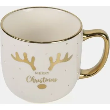 Sinsay - Hrnek s vánočním motivem - bílá - 006GD-00X - 006GD-00X-ONE