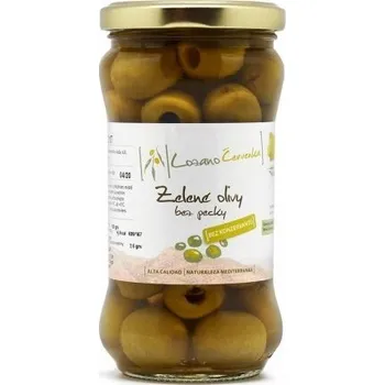 Zelené olivy bez pecky, 145 g