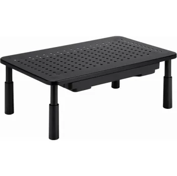Držák monitoru Gembird MS-TABLE-D-01 Nastavitelný stojan na monitor se zásuvkou (obdélníkový)