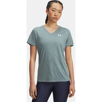 Dámské tričko Under Armour Tech SSV- Twist-BLU 1384227-587 Modrá XS