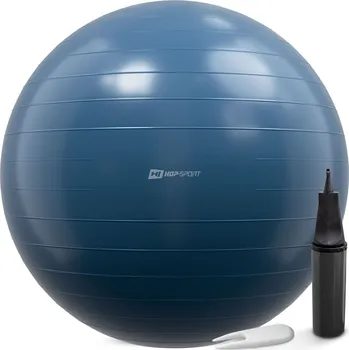 Gymnastický míč Hop-Sport Gymnastický míč s pumpou 85 cm modrý