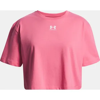 Dívčí tričko Dívčí tričko Under Armour UA Rival SS-PNK 1389755-672 Růžová YXL
