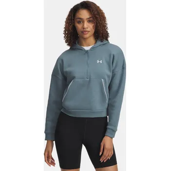 Dámská mikina Dámská mikina Under Armour Rival Flc Piped HZ Hoodie 6003707-587 Modrá SM