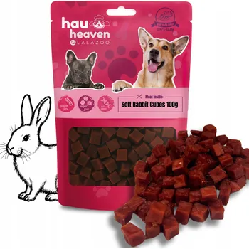 Pamlsek pro psa Pamlsek pro psa měkká KOSTEČKY z KRÁLÍKA pamlsky 100g HAUHEAVEN