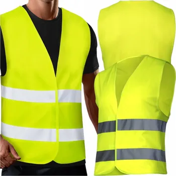 pracovní vesta Kamizelka odblaskowa žlutá XXL polyester