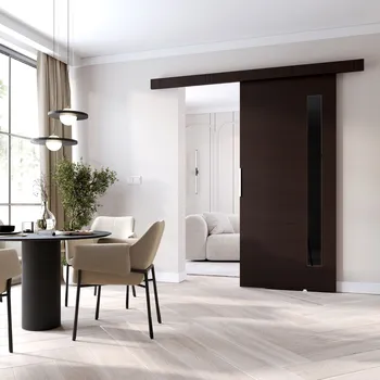 Interiérové dveře Interiérové dveře na stěnu BARRET 7 - 96 cm, wenge