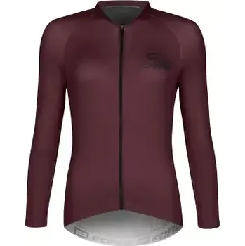 cyklistický dres Force Charm Uni dres dlouhý rukáv bordó 900143601-XL
