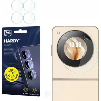 Pouzdro na mobilní telefon 4x Hybridní Sklo na objektiv fotoaparátu pro Nubia Flip 3mk Hardy Fusion Lens