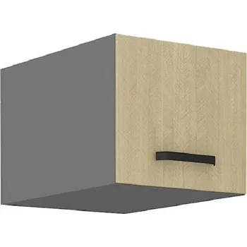 Kuchyňská skříňka Horní skříňka s výklopnými dvířky MYRIAM - šířka 40 cm, vzorovaná / antracit