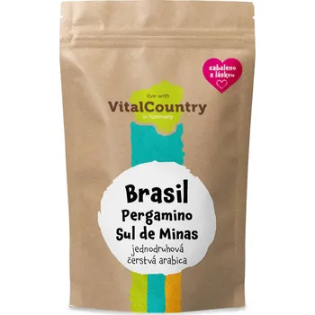 Káva Vital Country Brasil Pergamino Sul De Minas káva Varianta: Mletá, Množství: 250g